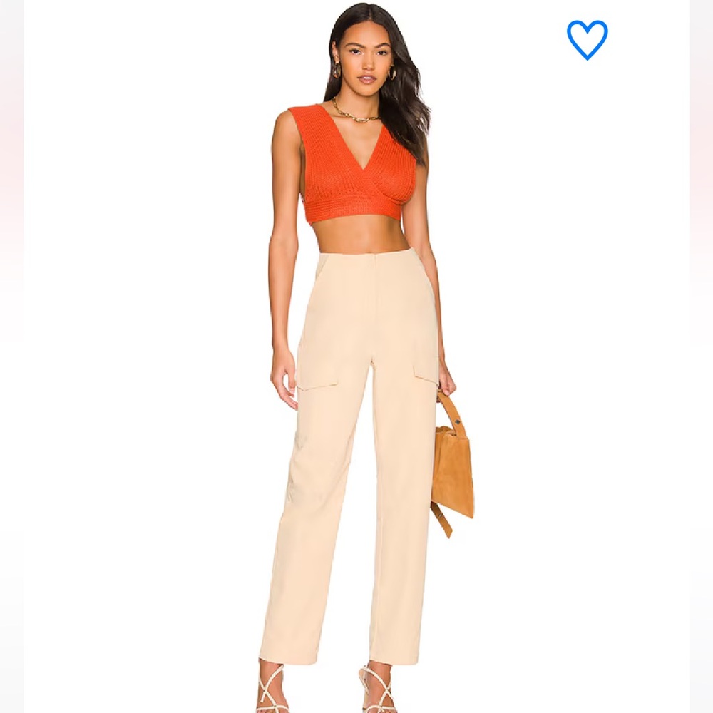 REVOLVE Tan Cargo pant in XXS